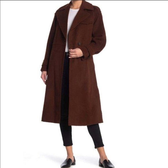 Vince Jackets & Blazers - NWT VINCE | Belted Wool Blend Trench Coat